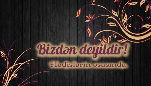 Bizdən deyildir!