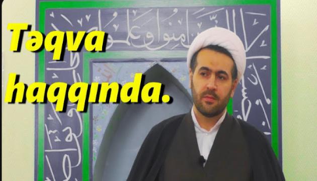 Hacı Rüfət - Təqva haqqında (Cümə) 